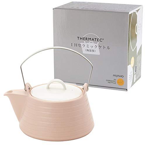 TAMAKI 土瓶 ケトル ピンク 直径23.5×奥行19.7×高さ14.5cm 2L IH 直火 