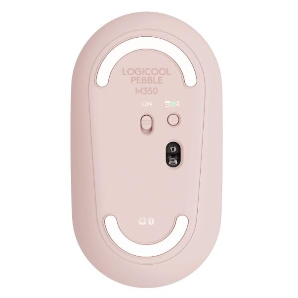 ロジクール Logicool マウス Pebble M350 Chrome/Android/iPadOS/Mac/Windows11対応 ローズ M350RO 光学式 無線(ワイヤレス) 3ボタン Bluetooth USB｜bakuyasuearth｜04