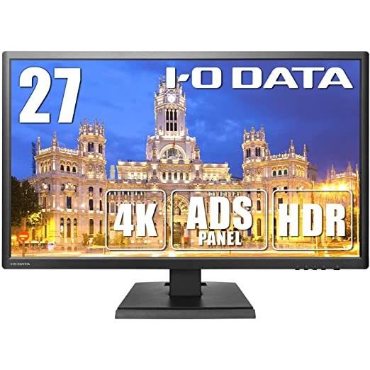 I-O DATA 4K モニター 27インチ 60Hz PS5 PS4 Pro HDR ADSパネル HDMI