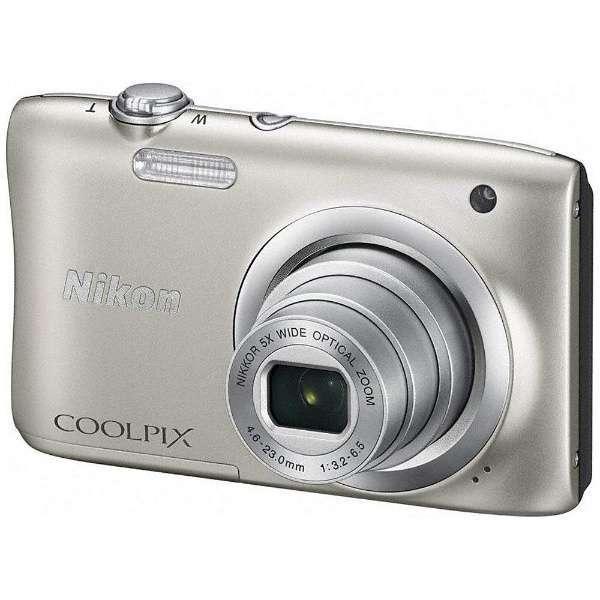COOLPIX Nikon A100 コンパクトデジタルカメラ シルバー : World Free