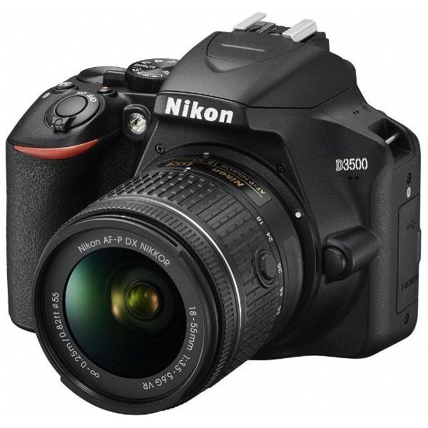 ニコン　Nikon D3500　デジタル一眼レフカメラ　18-55 VR レンズキット ブラック [ズームレンズ]｜bakuyasuearth