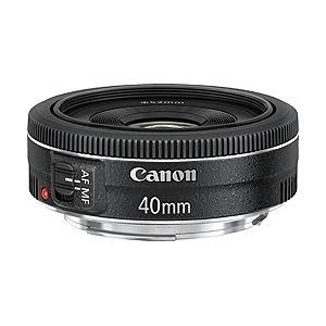 定番人気！ カメラレンズ CANON EF40mm 単焦点レンズ キヤノンEF ブラック STM F2.8 交換レンズ