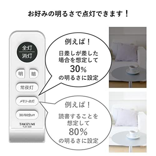 TAKIZUMI タキズミ 省エネ 節電 日本製 LED ウッド 木枠フレーム