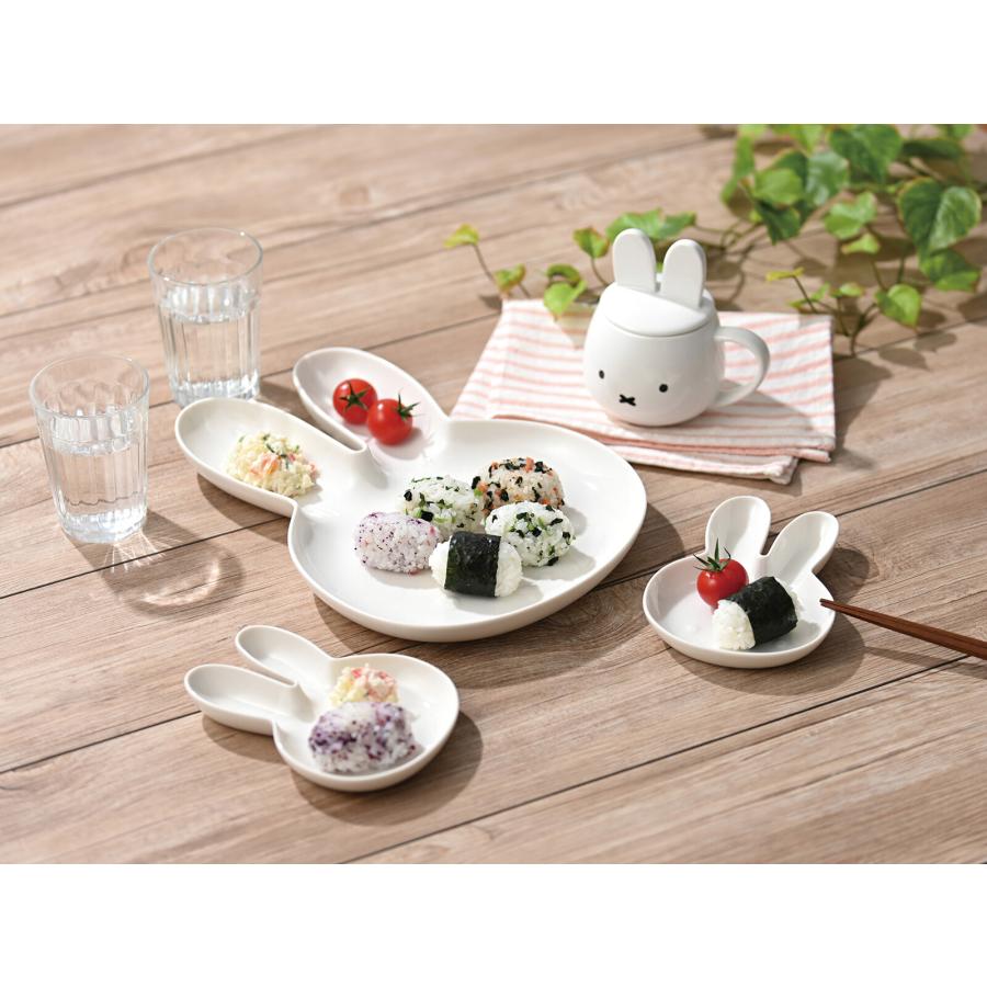 金正陶器 miffy ミッフィー ホワイト ダイカットプレート Sサイズ