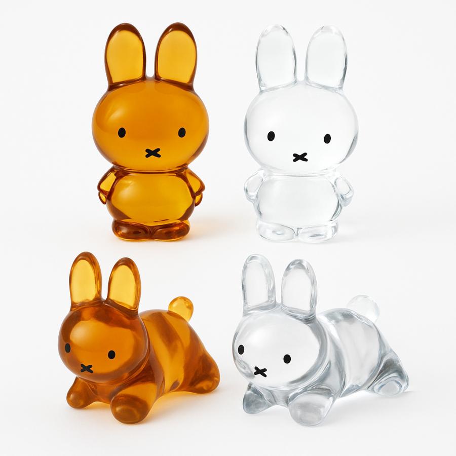 miffy ミッフィー ガラスの箸置き ミッフィー ブルーナうさぎ 箸置き はしおき かわいい 透明 金正陶器 代引不可商品