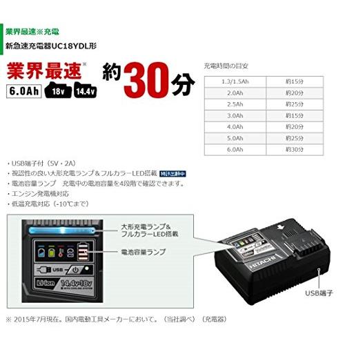 HiKOKI（ハイコーキ） 旧日立工機 コードレスインパクトドライバ 