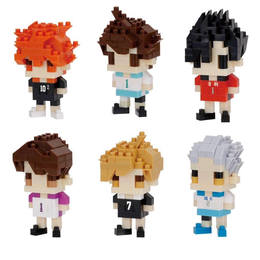 ハイキュー!! バスダック 1BOX nanoblock ナノブロック ミニナノ ハイキュー!! BOX NBMC_85S 1BOX = 6