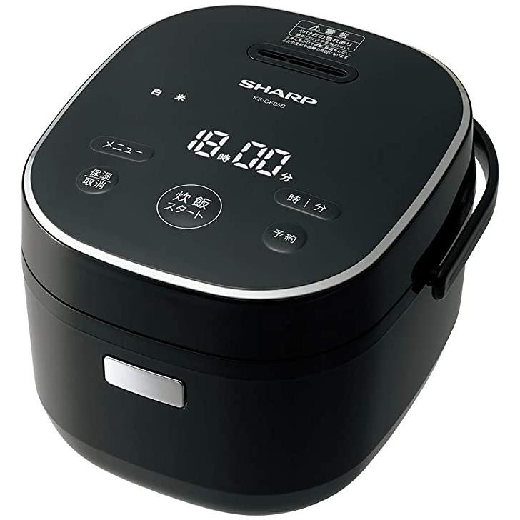 SHARP（シャープ） 炊飯器 マイコン 3合 パン調理機能 ブラック KS