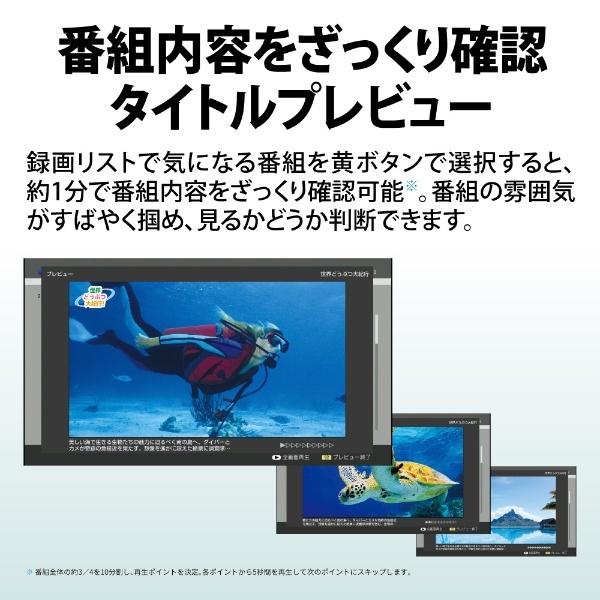 SHARP ブルーレイレコーダー AQUOSブルーレイ 4B-C10DW3 1TB 2番組同時録画 BS・CS 4Kチューナー内蔵｜bakuyasuearth｜09