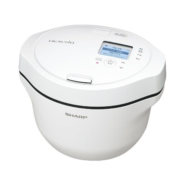 ヘルシオ ホットクック SHARP KN-HW24G-W 水なし自動調理鍋 HEALSIO