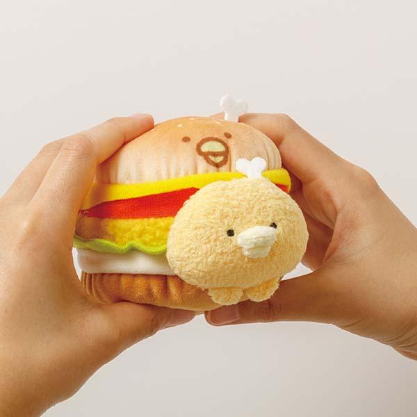 San-X（サンエックス） チキップダンサーズ バーガーぬいぐるみ