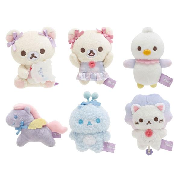 コリラックマ　ぬいぐるみ５個セット　14 San-X（サンエックス） リラックマ てのりぬいぐるみ コリラックマ お