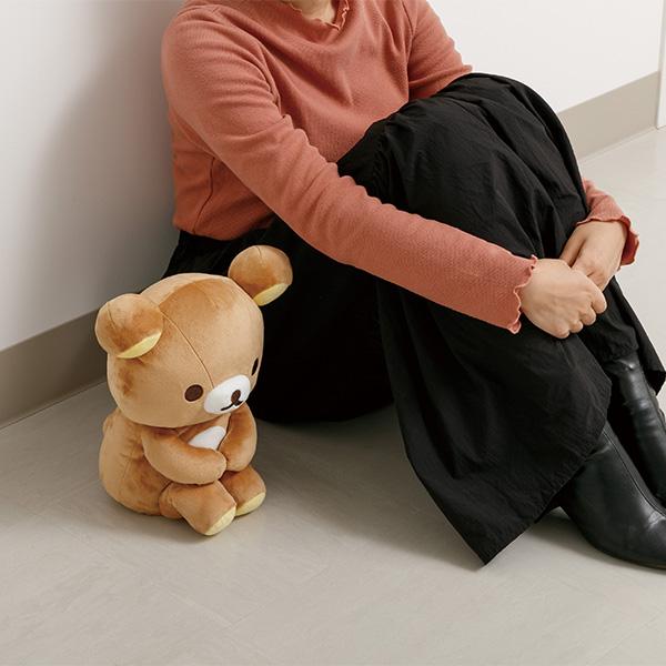 San-X リラックマ そばにいますよぬいぐるみ 雨のち晴れの San-X リラックマ そばにいますよぬいぐるみ 雨のち晴れの