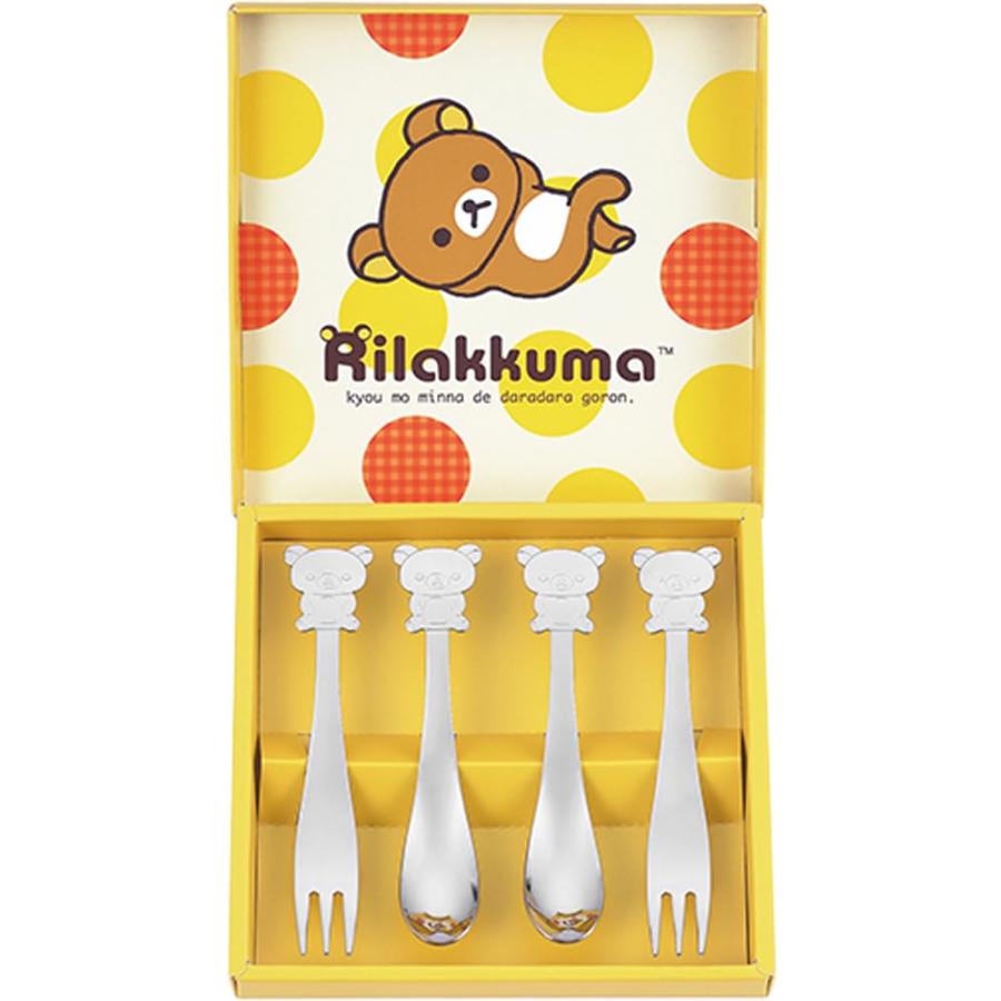 値下げ☆未開封☆リラックマ プリン スクイーズ タマハシ リラックマ スプーン & フォーク 4pc RK-29 代引不可商品