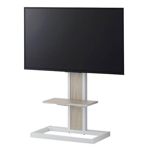 ハヤミ工産 〜65V型対応 壁寄せスタンド TIMEZ ホワイト KF-260W
