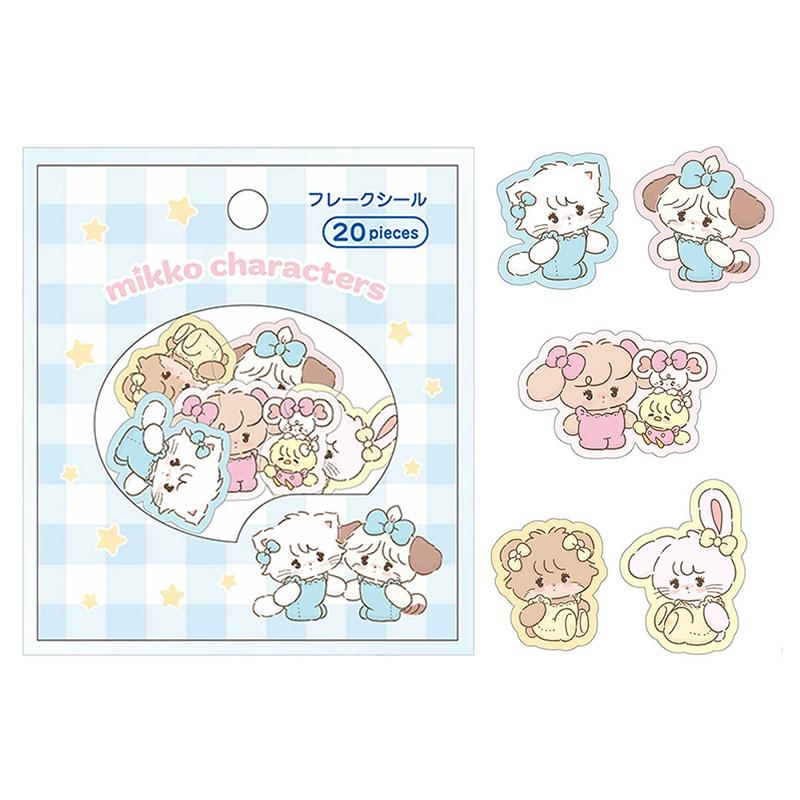 mikko illustrations フレークシール 星 シール ステッカー かわいい