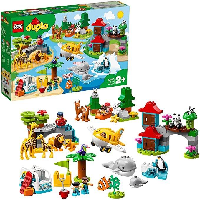ぬいぐるみ 確認用 LEGO duplo レゴ デュプロ 世界のどうぶつ 世界一周探検 10907 知育