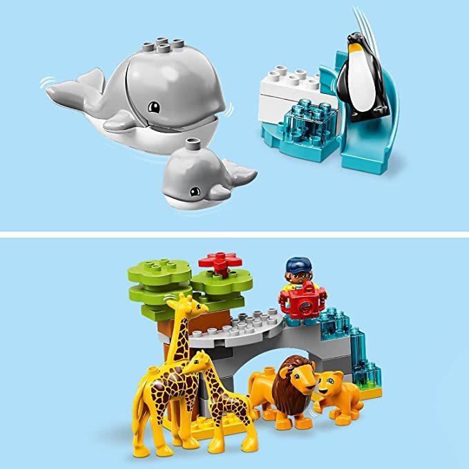 LEGO duplo レゴ デュプロ 世界のどうぶつ 世界一周探検 10907 知育 