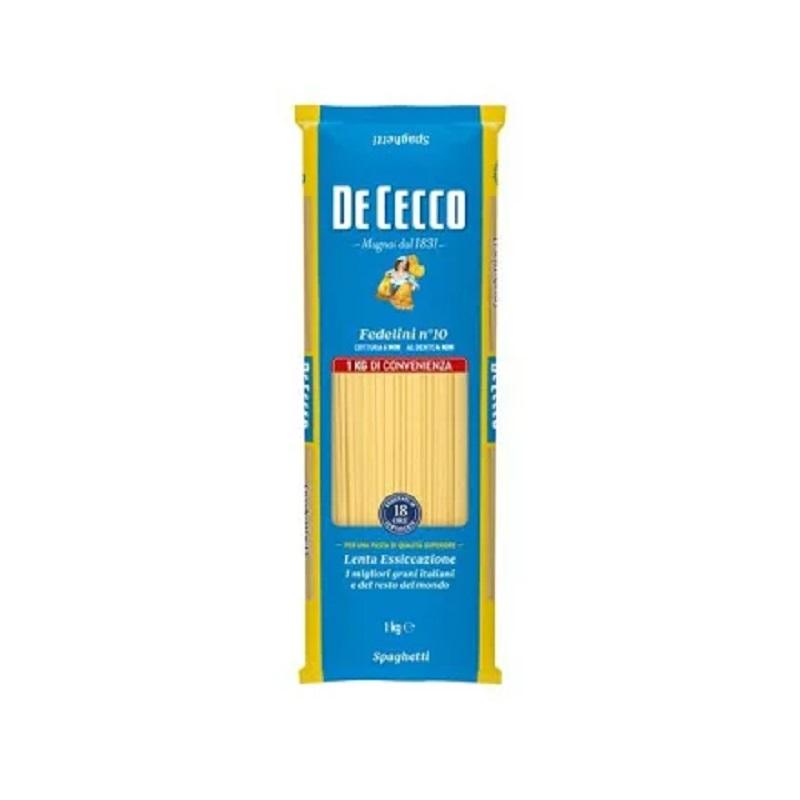 DE CECCO no.10 太さ1.4mm フェデリーニ パスタ1kg×16袋 ディ・チェコ No.10 フェデリーニ 1.4mm 1kg パスタ 麺 アンデンテ