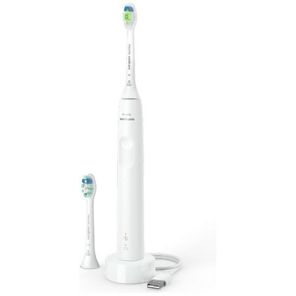 フィリップス PHILIPS 電動歯ブラシ ソニッケアー 3100シリーズ ホワイト HX3672/23 振動式 の商品画像