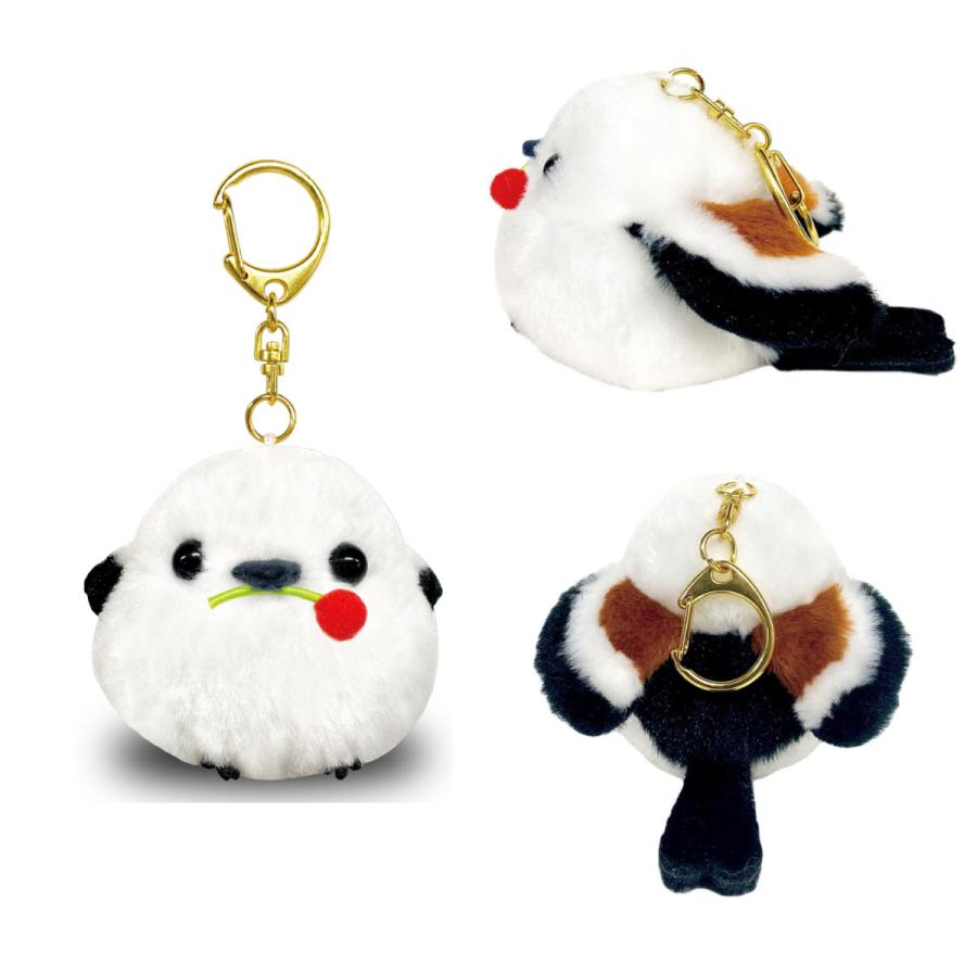 ふくふくシマエナガ マスコットキーホルダー シマエナガ シマちゃん