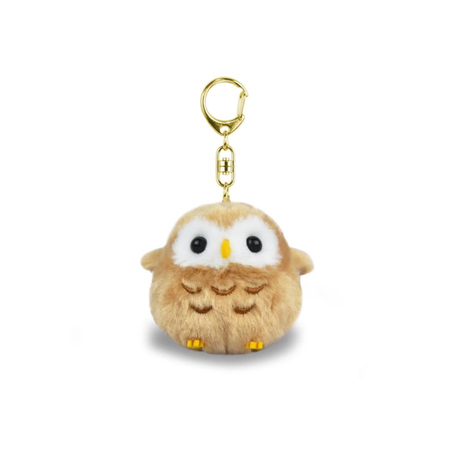 やちゅやちゅ　フクロウセット　マスコット ふくふくことり マスコットキーホルダー つるたん(ツル) ちゅんすけ