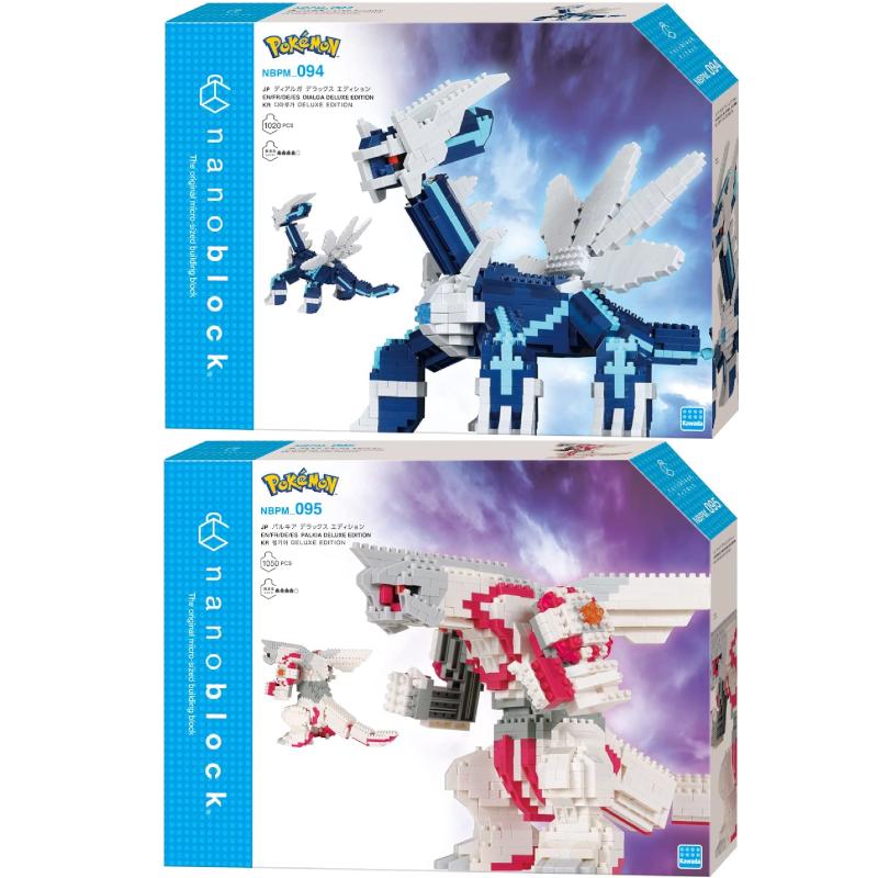カワダ ナノブロック ポケットモンスター ディアルガ パルキア カワダ ナノブロック ポケットモンスター ディアルガ パルキア