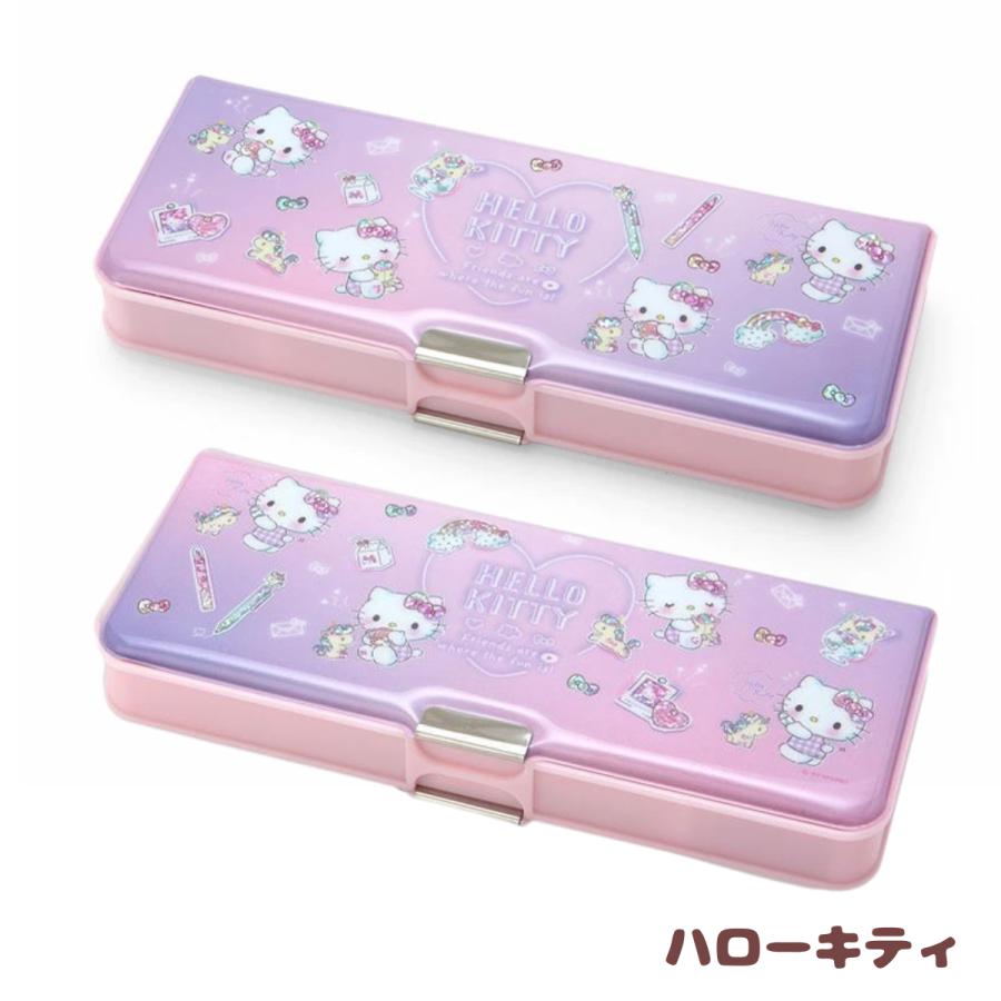 sanrio（サンリオ） 両面開き筆箱 ホログラムデザイン ハローキティ