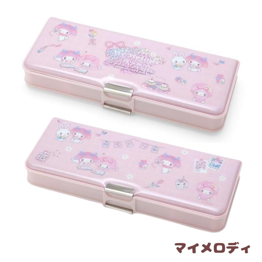 sanrio（サンリオ） 両面開き筆箱 ホログラムデザイン ハローキティ
