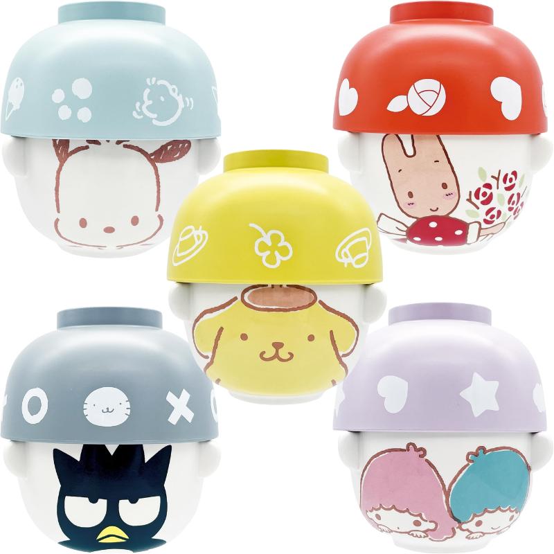 sanrio（サンリオ） サンリオキャラクターズ 汁椀・お茶碗セット
