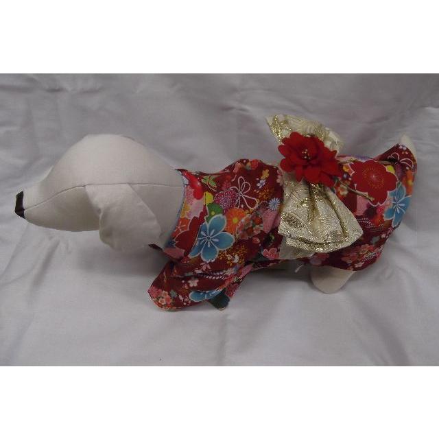 犬の洋服 S・M・L・XL・XXLサイズ 着物きもの 花、蝶柄 : BAL - 通販