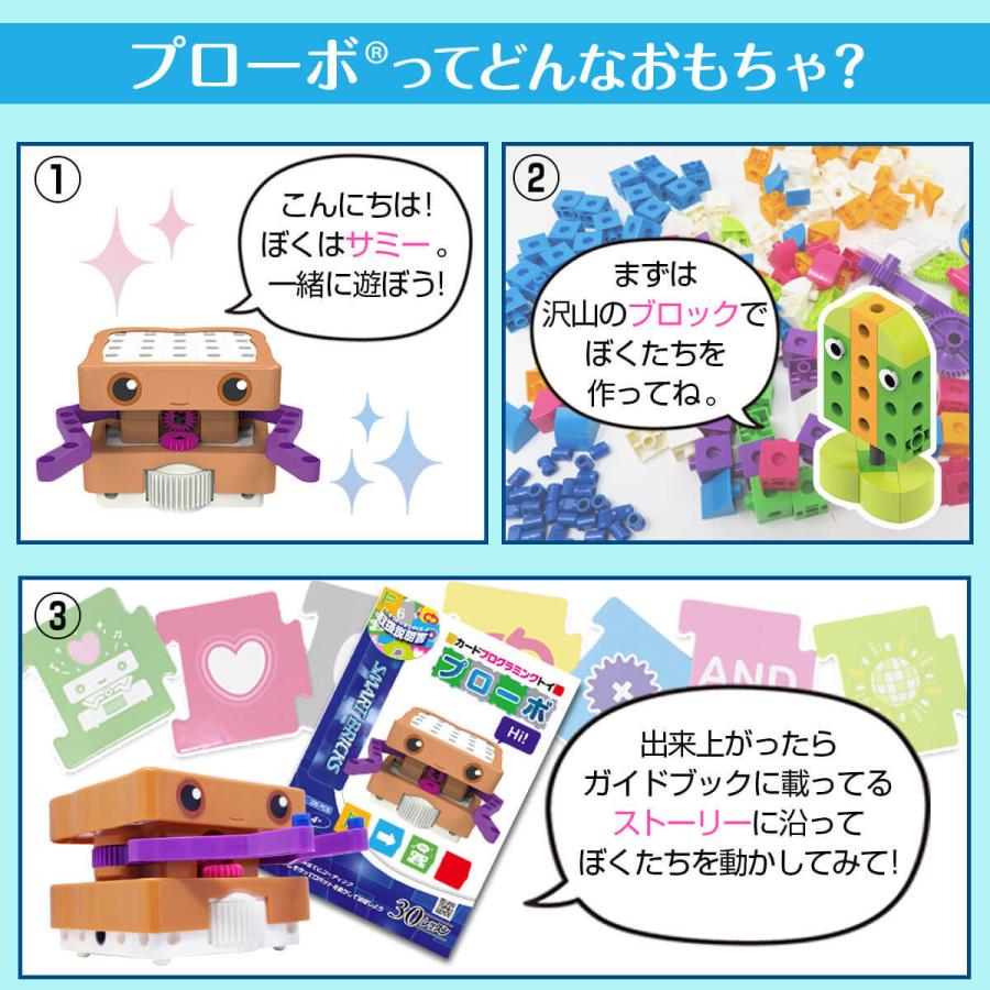 ブロック おもちゃ 知育玩具 買って 良かった 子供 人気 4歳 5歳 6歳 ロボット プローボ プログラミングの基礎 コンプリートセット プレゼント_15