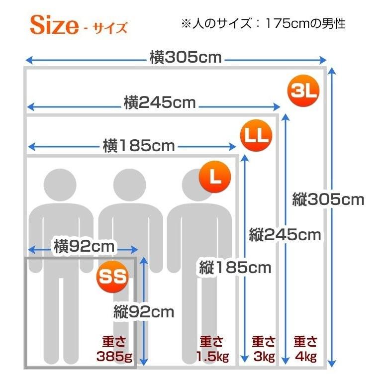 レジャーシート スナテックス マルチ LL ブルー ライム_4