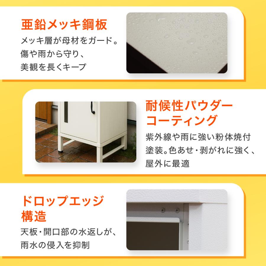 ルスネコボックス 宅配ボックス 戸建 ONE 120サイズ 大容量 防水 屋外