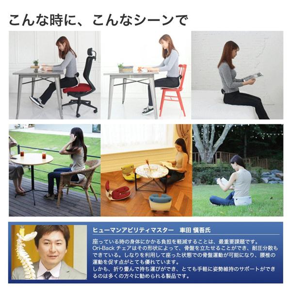 骨盤サポート オリバックチェア 姿勢サポート 椅子 疲れにくい 腰痛
