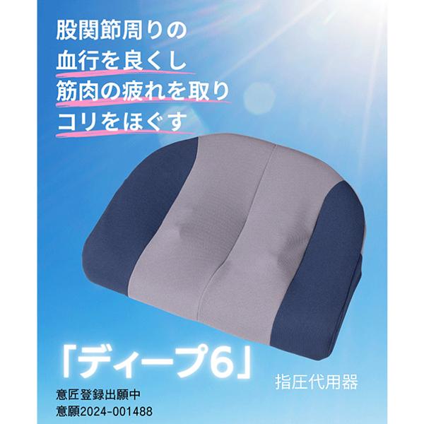 Marubishi 丸菱工業 deep6 ディープシックス 座布団 クッション 股関節