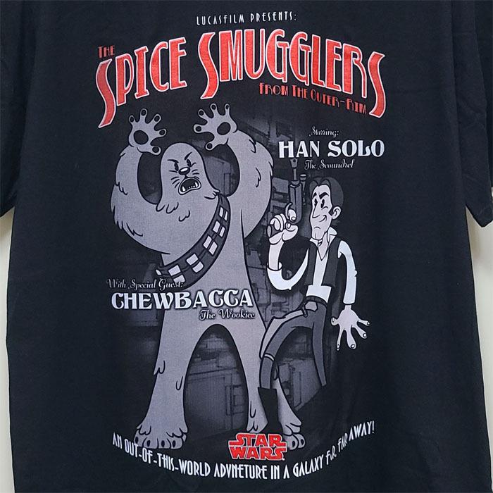 STAR WARS Tシャツ スターウォーズ プリントTシャツ 正規ライセンス ハンソロ チューバッカ IMPACT |  | 02