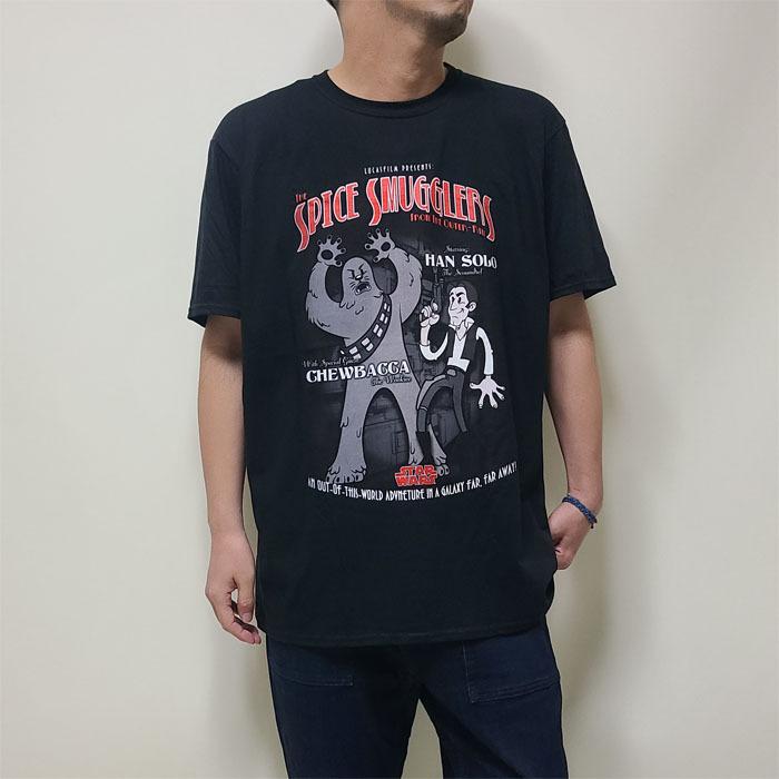 STAR WARS Tシャツ スターウォーズ プリントTシャツ 正規ライセンス ハンソロ チューバッカ IMPACT |  | 04