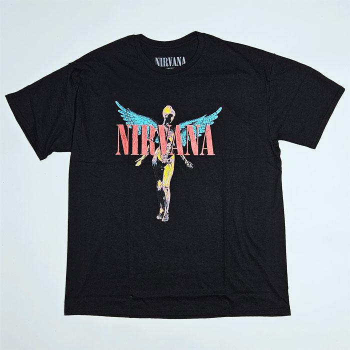 ROCK OFF ニルヴァーナ Tシャツ バンドTシャツ ロックT プリントT