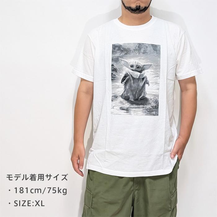ROCK OFF STAR WARS マンダロリアン グローグー Tシャツ メンズ 半袖