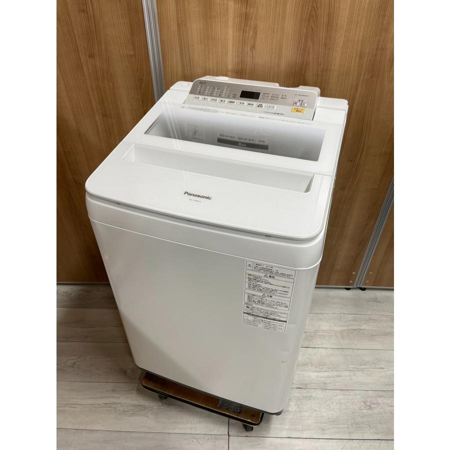 【中古】洗濯機 パナソニック NA-FA80H5-W 8.0kg 2017年製 中古 家電