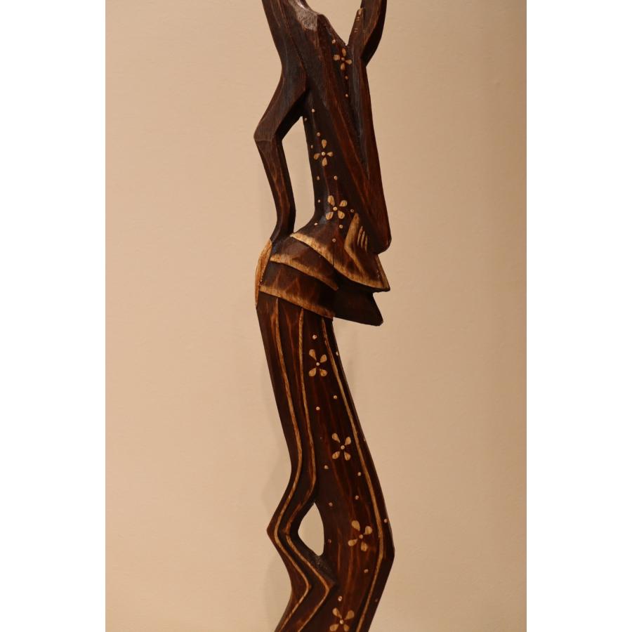 バリ島 木彫り像 Fa. SIADJA Mas-Bali アンティーク工芸品 バリ島 木像 木彫り - メルカリ