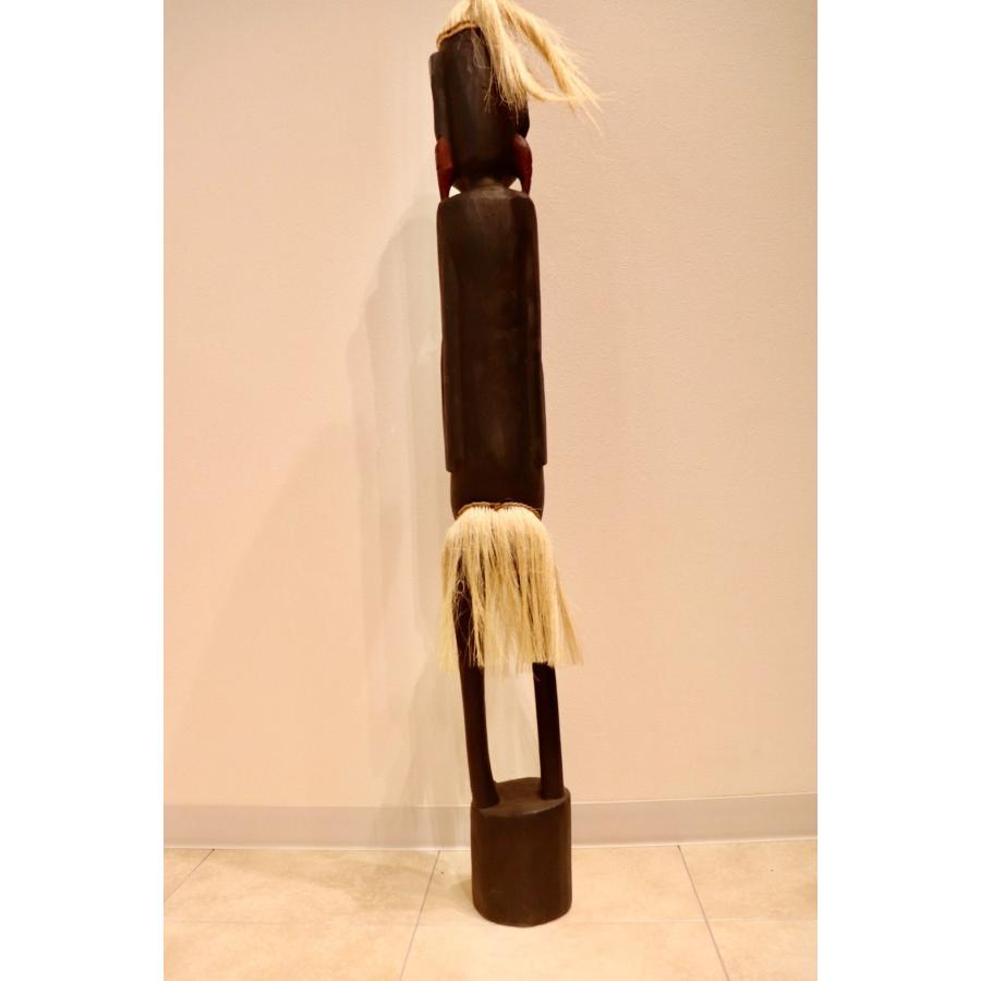 木彫り 人形 ペア バリ バリ雑貨 バリ島 オブジェ アジアン雑貨