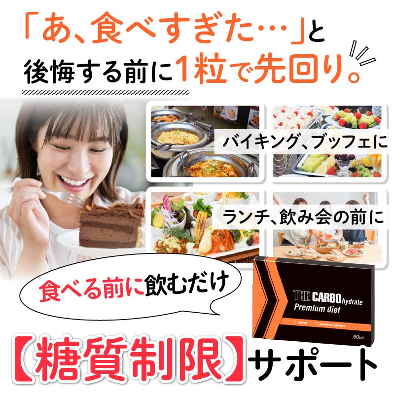 ザ糖質プレミアムダイエット 60粒入パック(約1-2か月分) 【2個以上ご