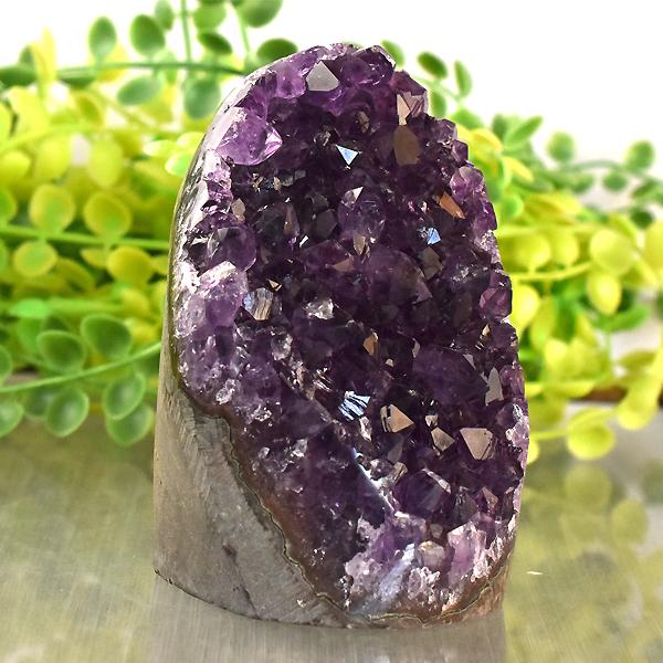 アメジスト クラスター 台座付 約3.1kg 紫水晶 原石 パワーストーン
