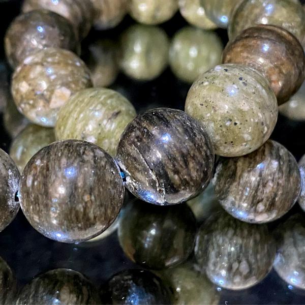 バドガシュタイン鉱石 4mm 自然ラジウムブレスレット