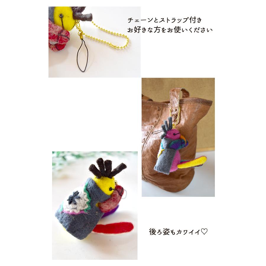 ココペリ人形 ココペリ フェルト ハンドメイド キーホルダー