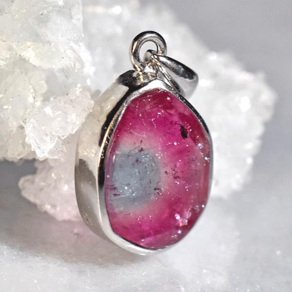 ウォーターメロントルマリン ペンダントトップ トルマリン 8A バイ