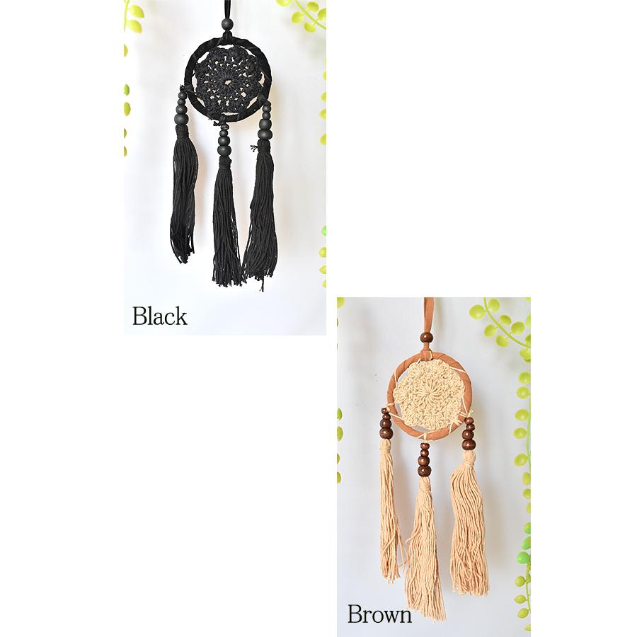 ドリームキャッチャー 魔除け お守り 羽 羽根 フェザー オーナメント