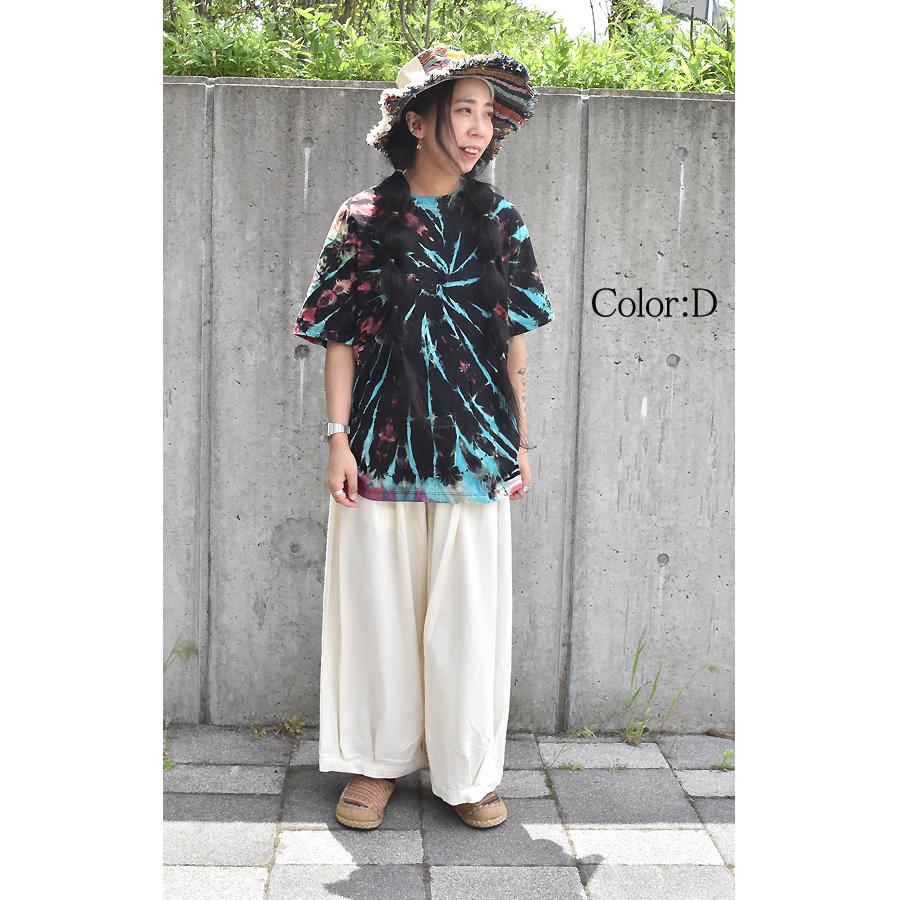 タイダイ染め Tシャツ 半袖 半袖シャツ メンズ エスニック 